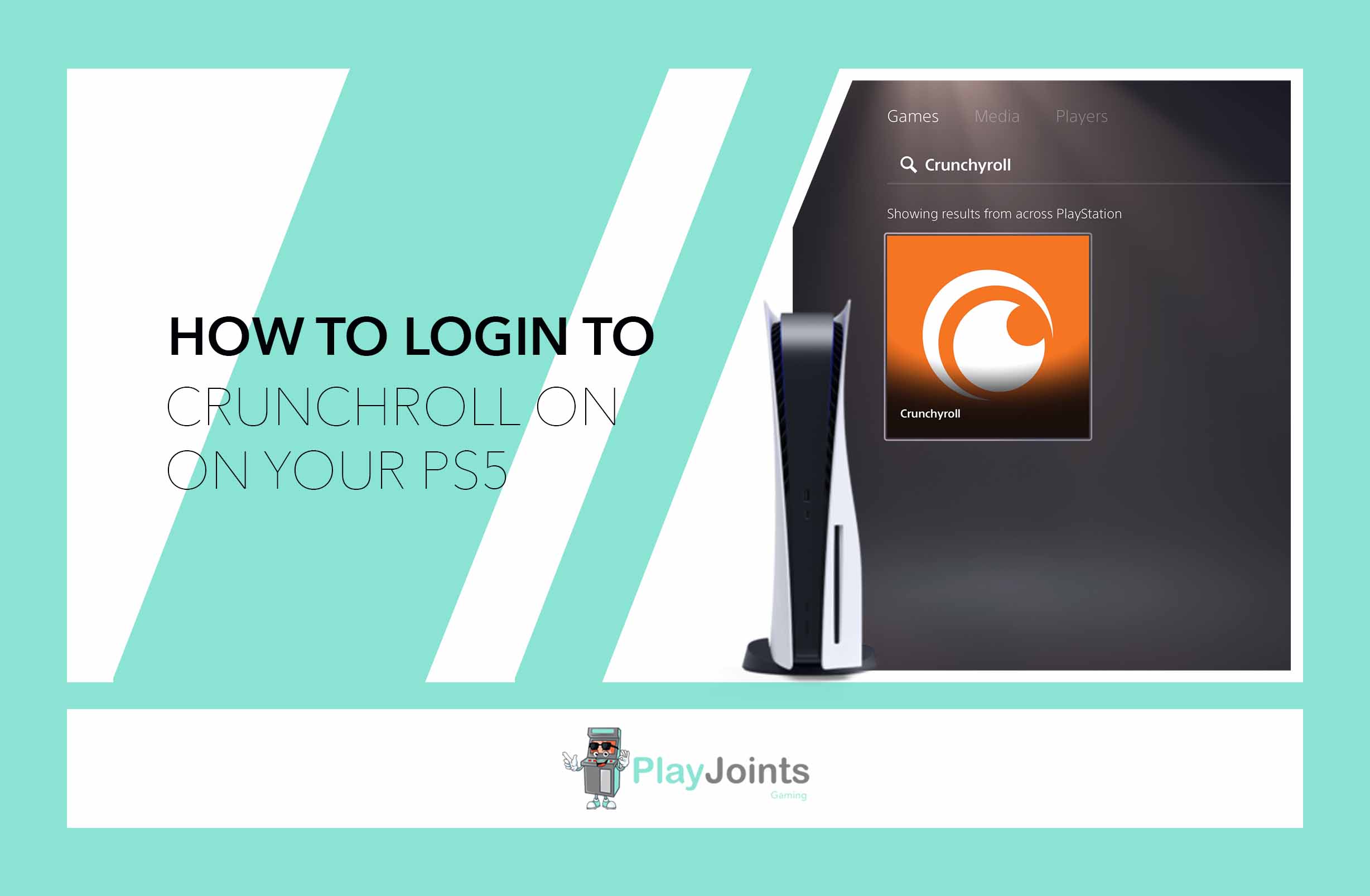 How to Login to Crunchyroll on Your PS5